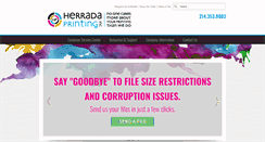 Desktop Screenshot of herradaprinting.com